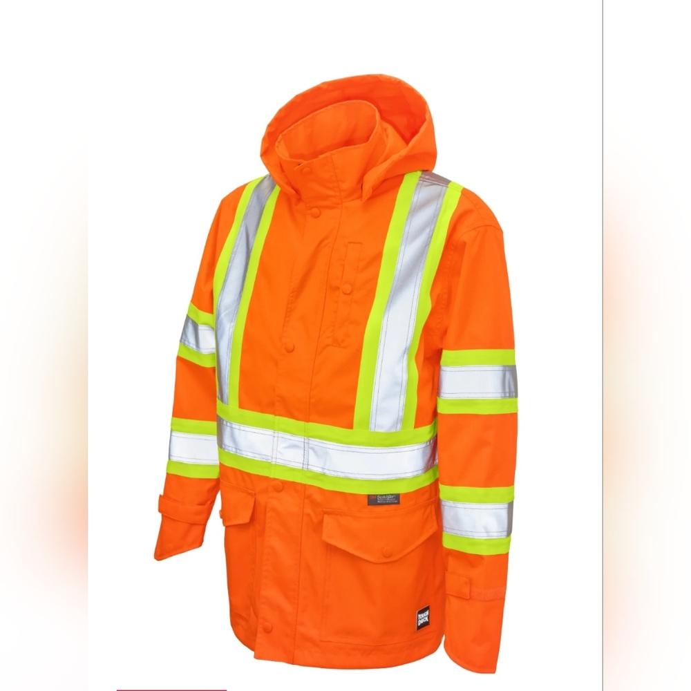 Reflective Safety Rain Jacket